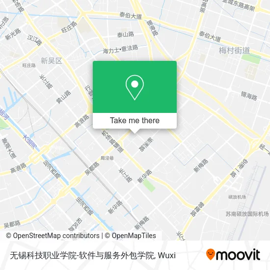 无锡科技职业学院-软件与服务外包学院 map