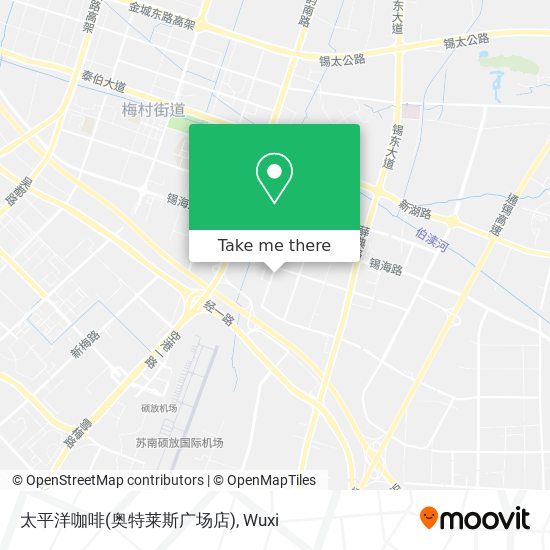 太平洋咖啡(奥特莱斯广场店) map