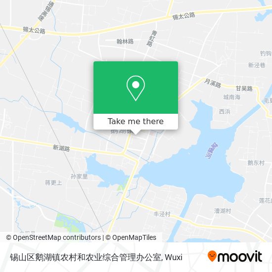 锡山区鹅湖镇农村和农业综合管理办公室 map