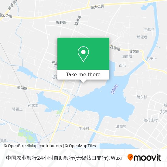 中国农业银行24小时自助银行(无锡荡口支行) map