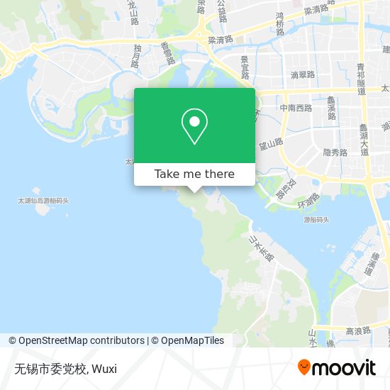 无锡市委党校 map