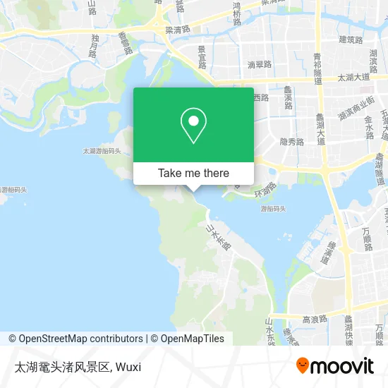 太湖鼋头渚风景区 map
