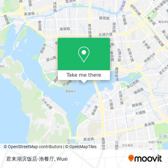 君来湖滨饭店-渔餐厅 map