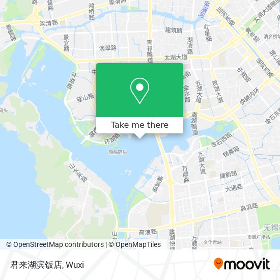 君来湖滨饭店 map