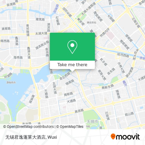 无锡君逸蓬莱大酒店 map