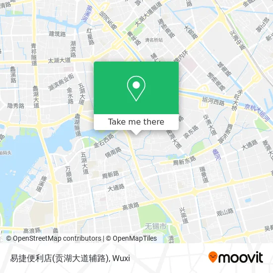 易捷便利店(贡湖大道辅路) map