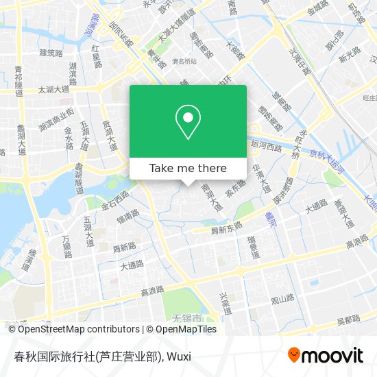 春秋国际旅行社(芦庄营业部) map