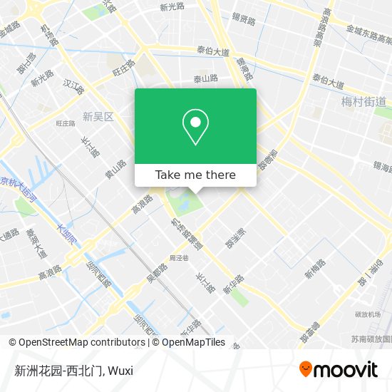 新洲花园-西北门 map