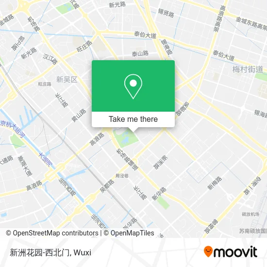 新洲花园-西北门 map