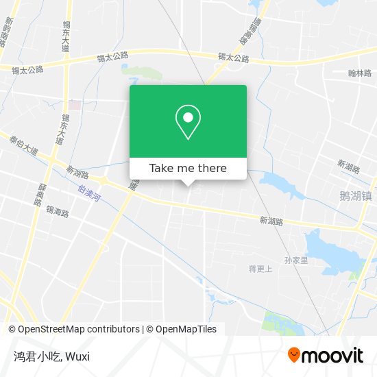 鸿君小吃 map