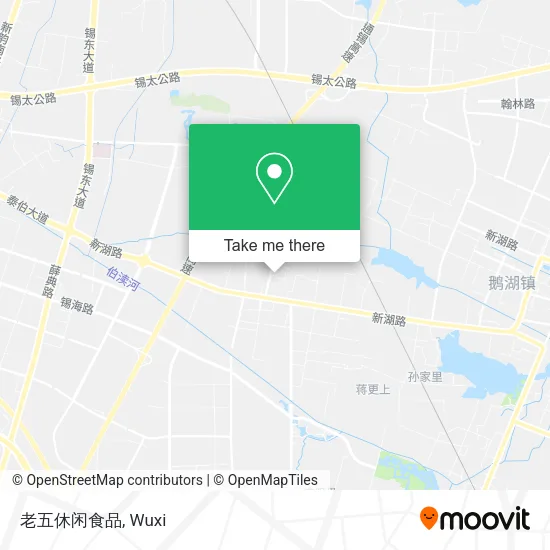 老五休闲食品 map