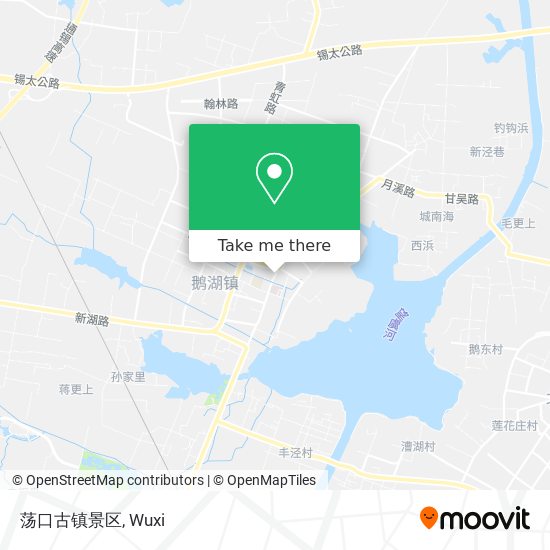 荡口古镇景区 map