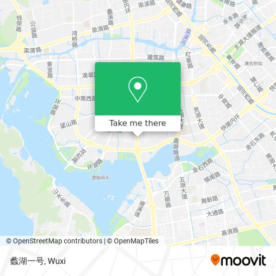 蠡湖一号 map