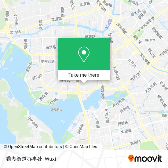 蠡湖街道办事处 map