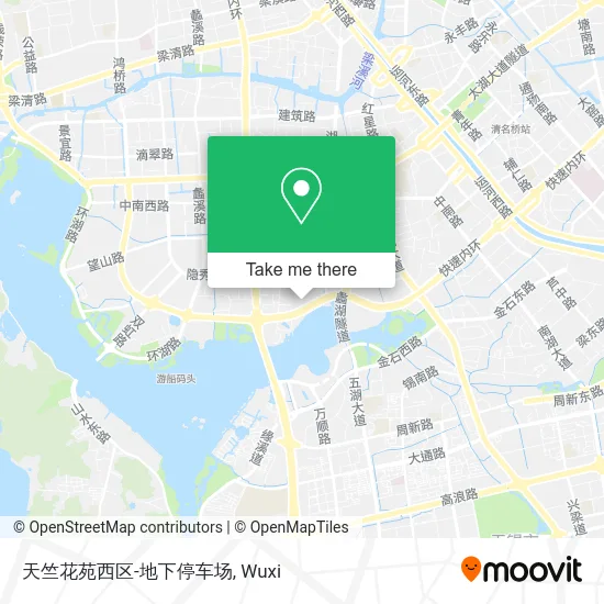 天竺花苑西区-地下停车场 map