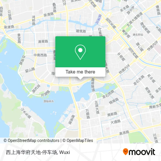 西上海华府天地-停车场 map