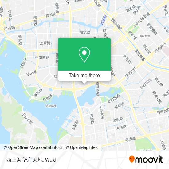 西上海华府天地 map