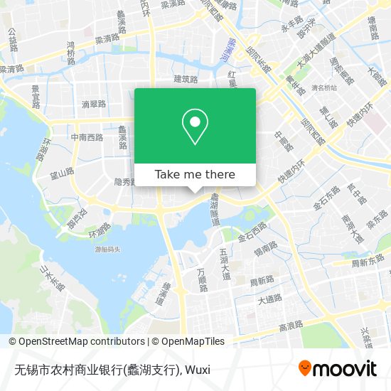 无锡市农村商业银行(蠡湖支行) map
