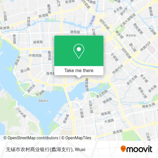 无锡市农村商业银行(蠡湖支行) map