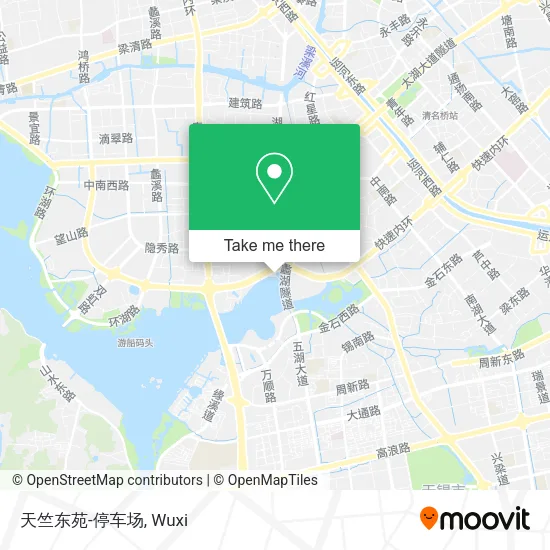 天竺东苑-停车场 map