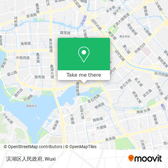 滨湖区人民政府 map