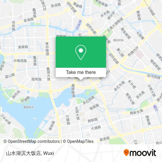 山水湖滨大饭店 map