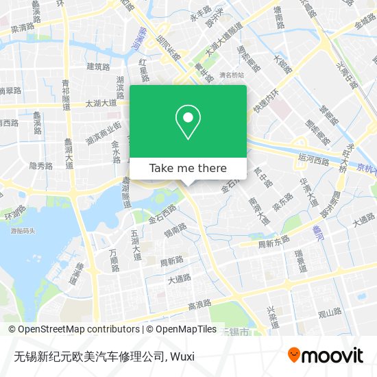 无锡新纪元欧美汽车修理公司 map