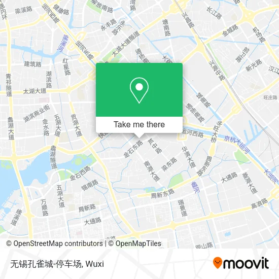 无锡孔雀城-停车场 map