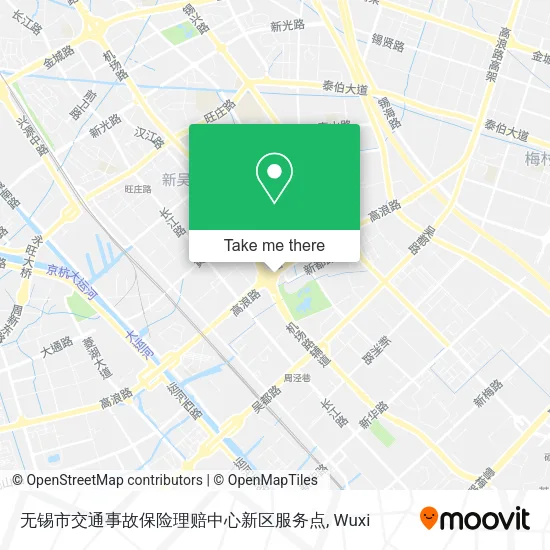 无锡市交通事故保险理赔中心新区服务点 map