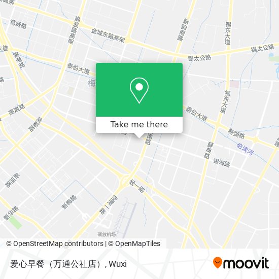 爱心早餐（万通公社店） map
