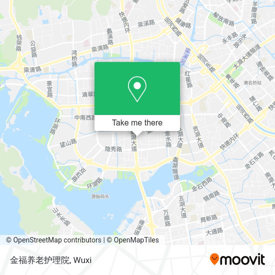 金福养老护理院 map