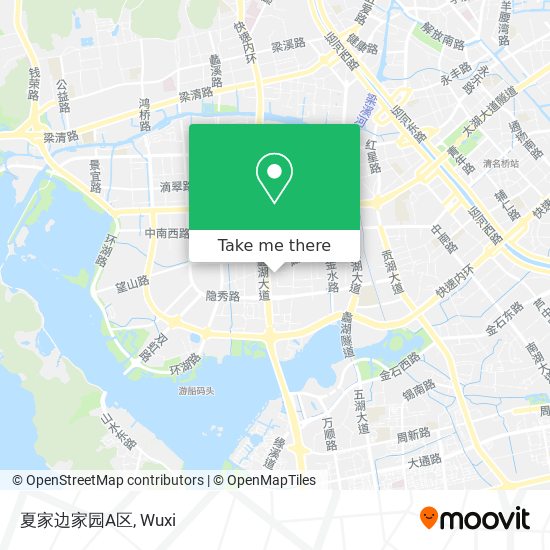 夏家边家园A区 map