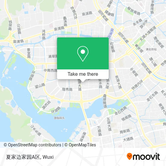 夏家边家园A区 map