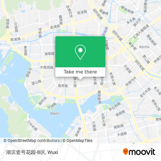 湖滨壹号花园-B区 map