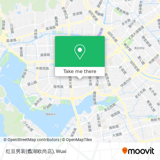 红豆男装(蠡湖欧尚店) map