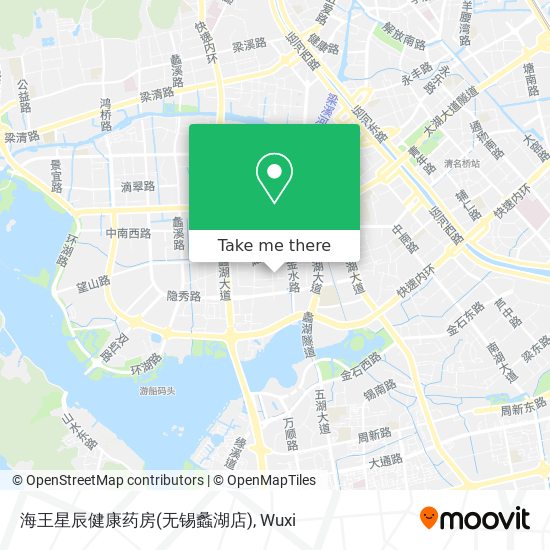 海王星辰健康药房(无锡蠡湖店) map
