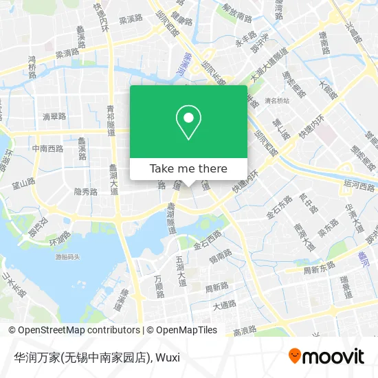 华润万家(无锡中南家园店) map