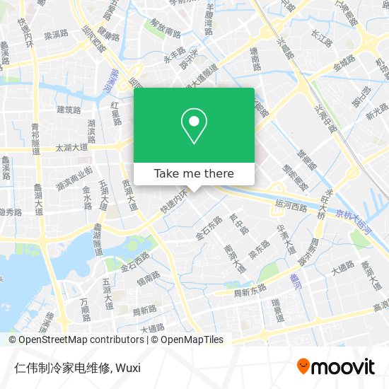 仁伟制冷家电维修 map