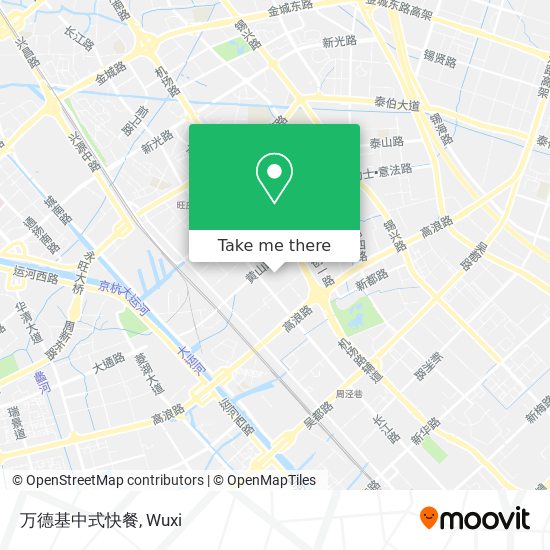 万德基中式快餐 map