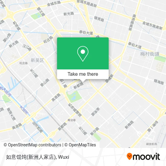 如意馄饨(新洲人家店) map