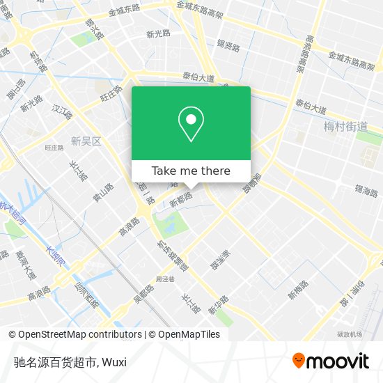驰名源百货超市 map