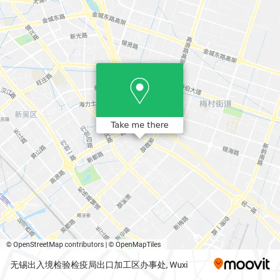 无锡出入境检验检疫局出口加工区办事处 map