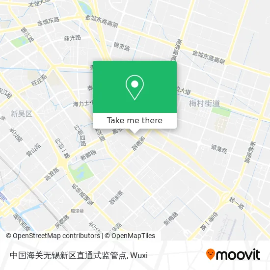 中国海关无锡新区直通式监管点 map