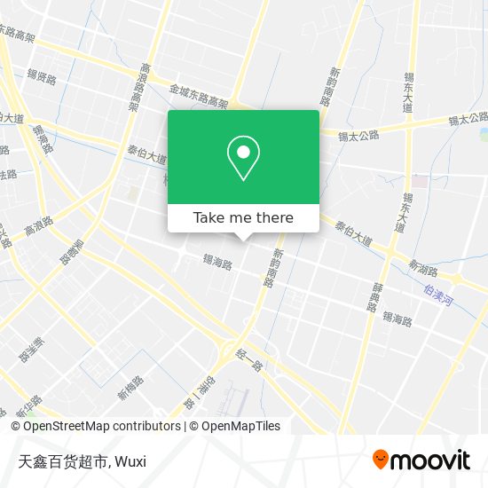 天鑫百货超市 map