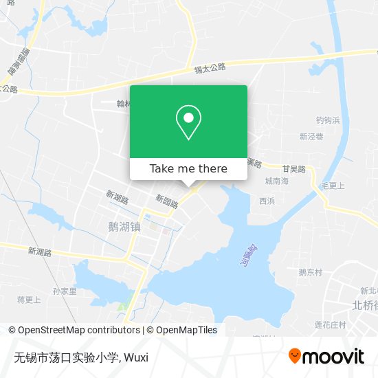 无锡市荡口实验小学 map