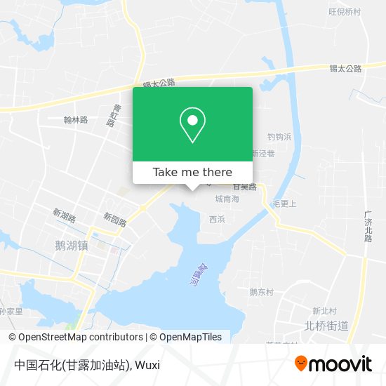 中国石化(甘露加油站) map