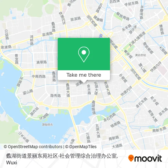 蠡湖街道景丽东苑社区-社会管理综合治理办公室 map
