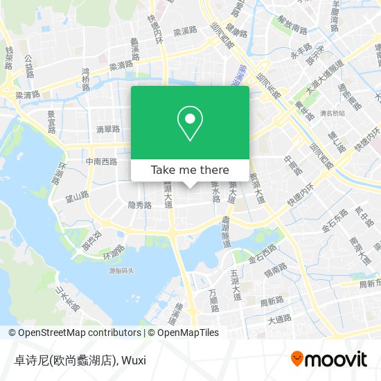 卓诗尼(欧尚蠡湖店) map