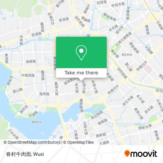 眷村牛肉面 map