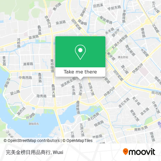 完美金榜日用品商行 map